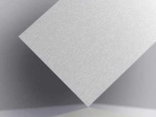 Matte aluminum sheet